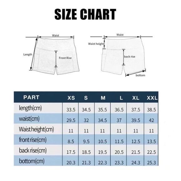 LOVESOFT • Workout Cycling Running Tights Yoga Shorts with Side Pockets - Picture 6 of 7